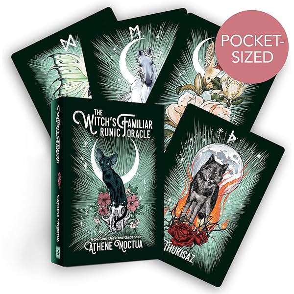 Witches' Familiars Oracle Cards: 48 full colour cards