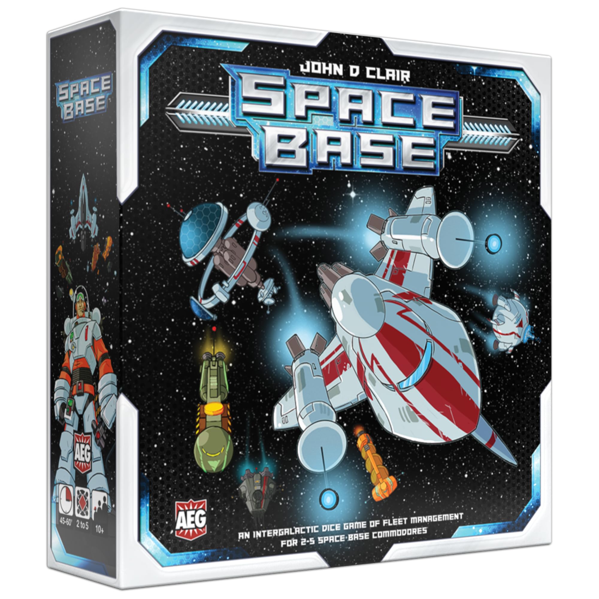 Alderac Entertainment Group | Space Base Dice Game in English for age 14+ | Strategic and Competitive Game for 2-5 Players | Intergalactic Game with Fleet Management