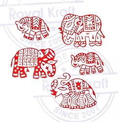 Crafty Pattern Assorted and Elephant Wooden Blocks