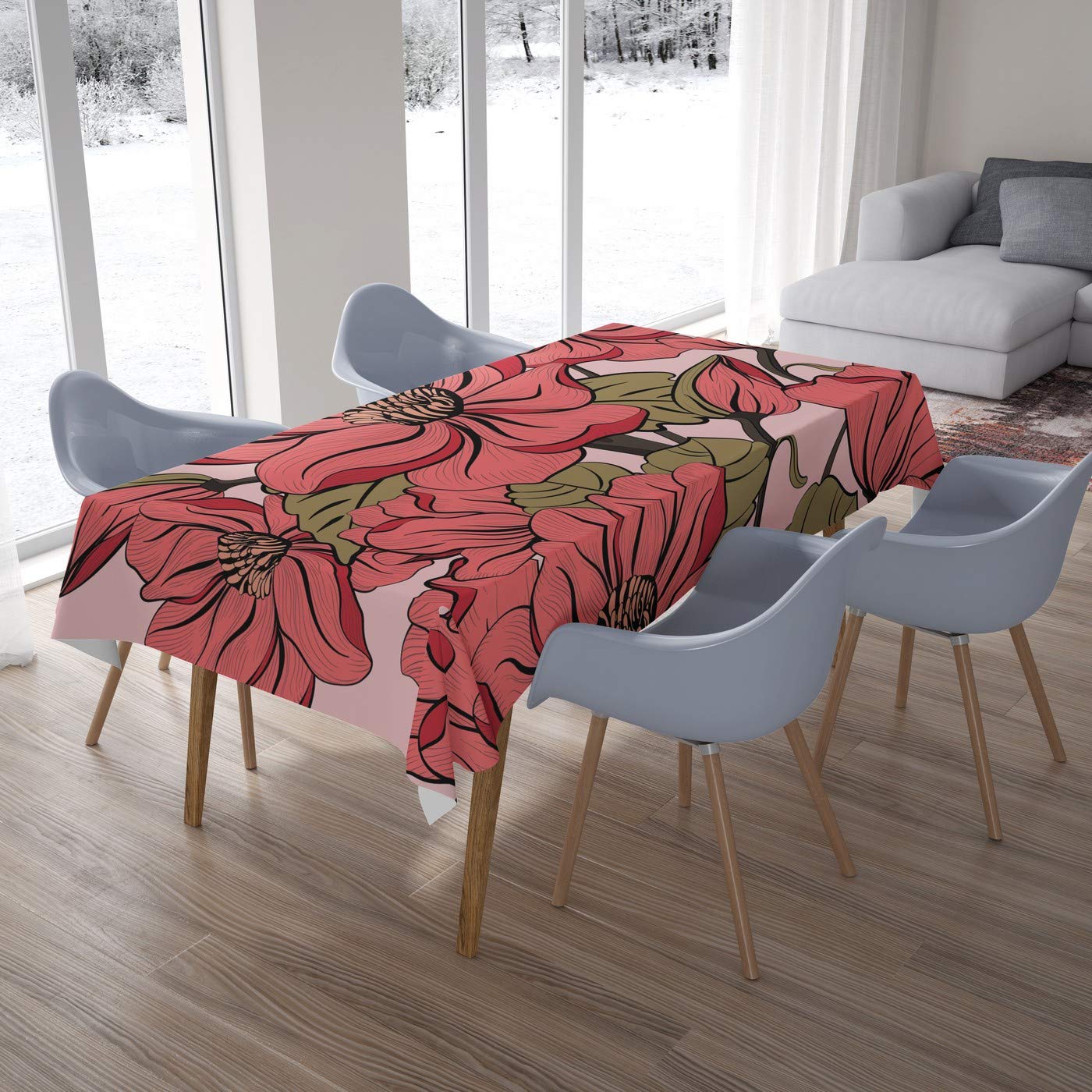 Bonamaison Kitchen Decoration, Tablecloth, 140cm x 200cm - Designed and Manufactured in Turkey โ image 1