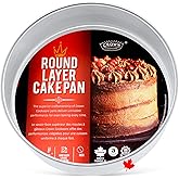 Crown Cake Pans 9 inch, 2" Deep, Heavy Duty, Even-Heating, Pure Aluminum, 23 cm Cake Pan