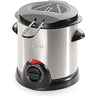 Presto 05470 Stainless Steel Electric Deep Fryer, Silver