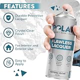 Polar Flawless Lacquer Spray 400ml Clear Protective Coating Satin Finish view 3