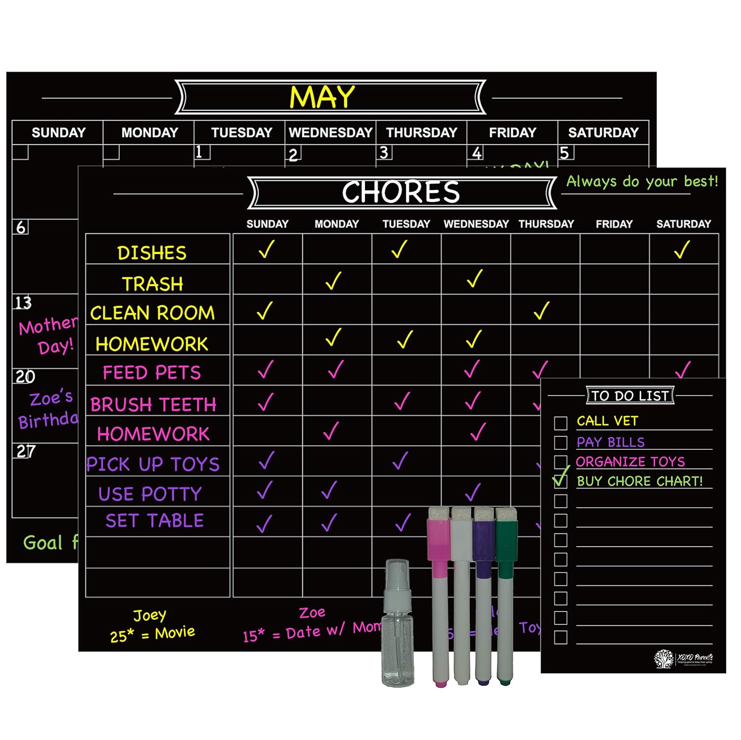 Which Is The Best Magnetic Refrigerator Home Checklist Set With Kids Chore