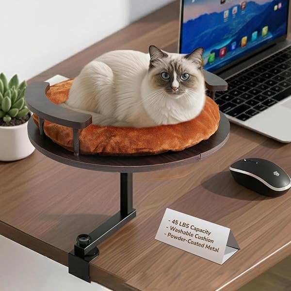 PURRHOUSE UP TO 45LBS CAT DESK BED –...