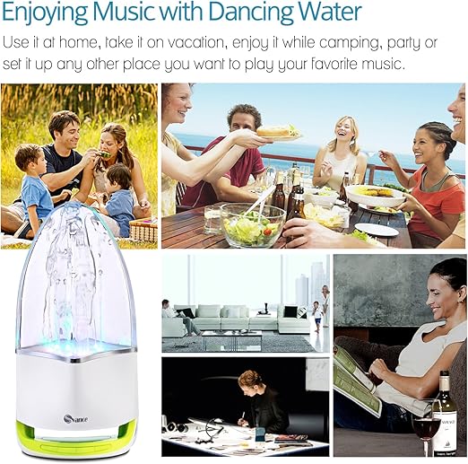 svance dancing water speaker