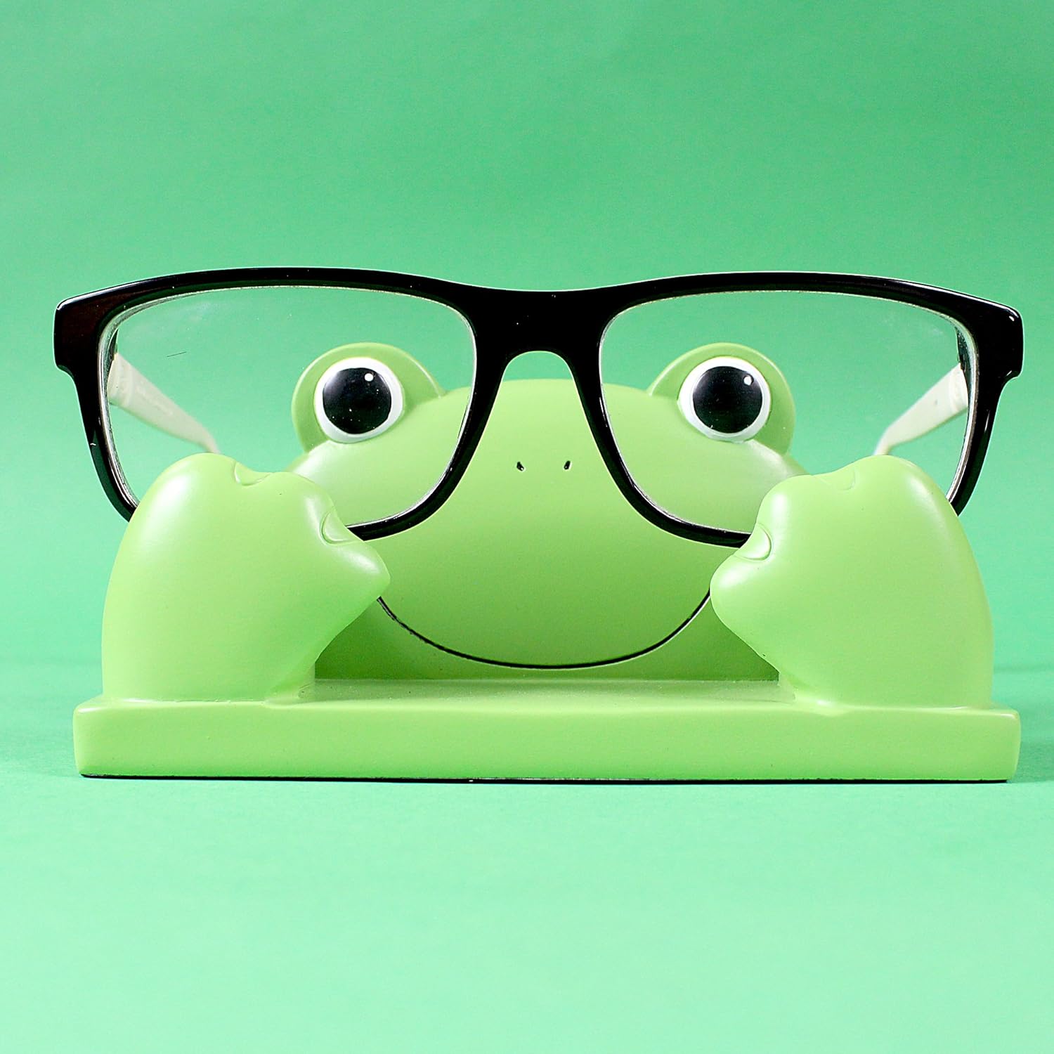 JewelryNanny Fun Frog Eyeglass Holder Stand for Kids Women