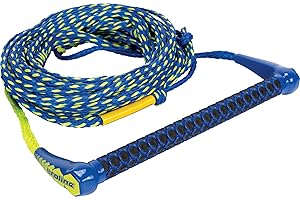 Proline 65ft Wakeboard Rope, Blue/Yellow