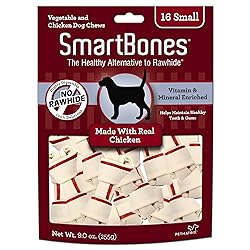 SmartBones Chicken Dog Chew, Mini, 16 pieces/pack