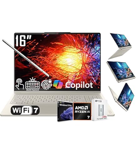 Lenovo 2024 Yoga 7 2-in-1 16" WUXGA IPS Touch Laptop 12-Core Intel Core
