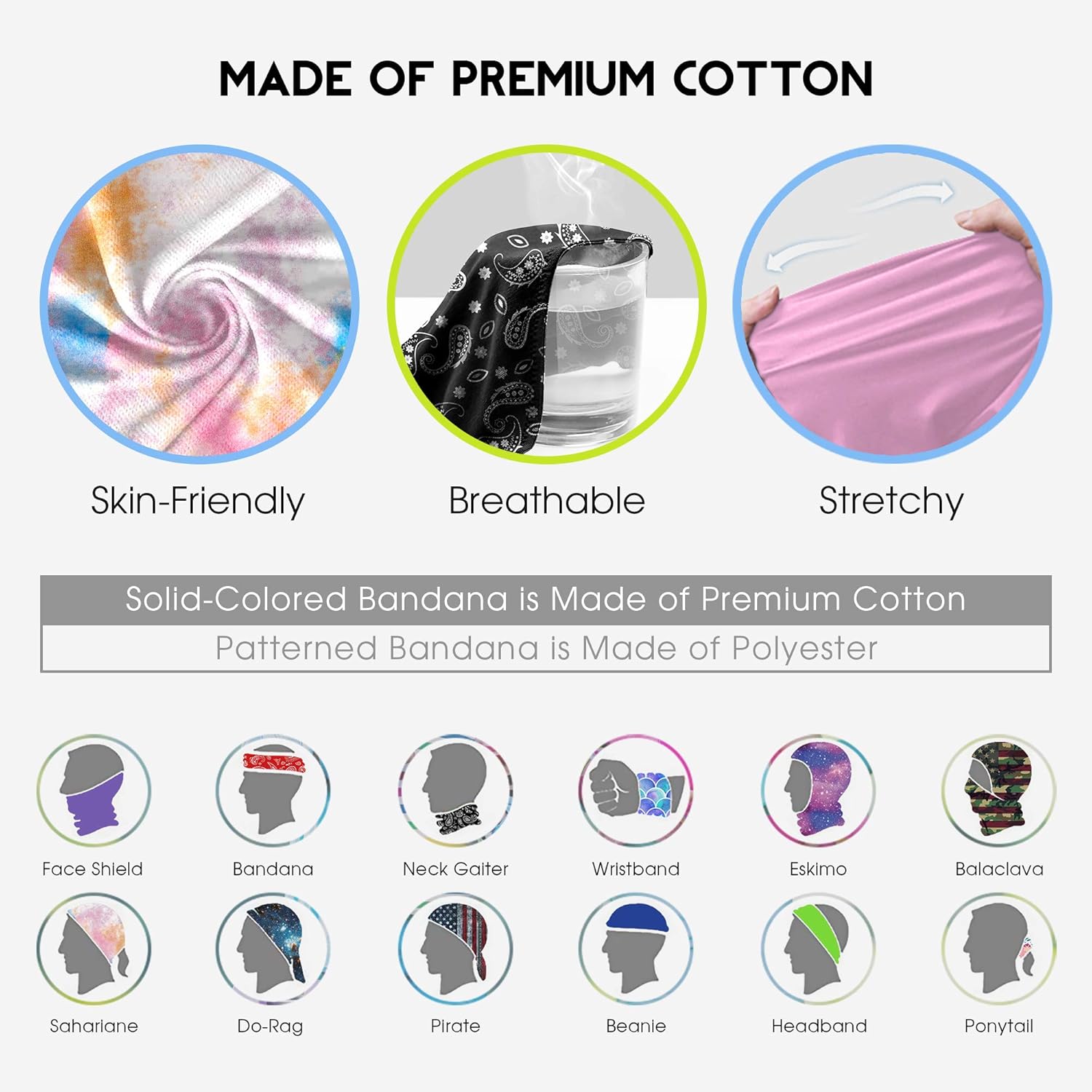 Kids Neck Gaiter Ear Loops Face Mask Triangle Covering Bandana Balaclava Scarf Reusable Sun Protection Sports Outdoor: Clothing