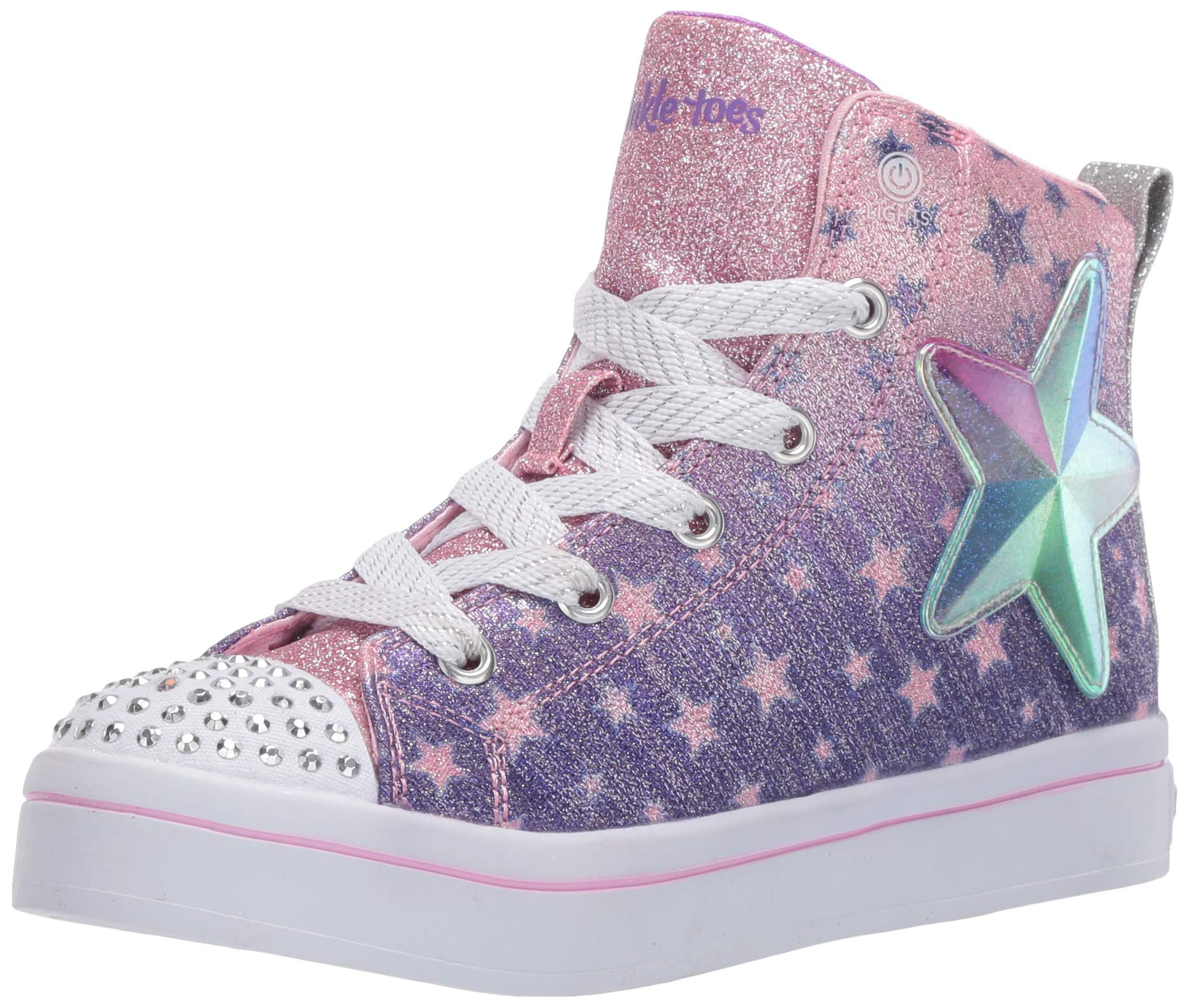 Skechers Kids' TWI-Lites-Starry Gem Sneaker