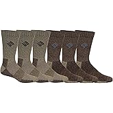 Columbia Men's Moisture Control Crew Socks (6-Pack)