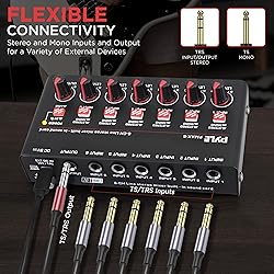 Pyle 6-Channel Wireless BT Streaming Mini Line