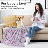 COMSLE Fluffy Dog Blanket 3 Pack Small Medium Large Plush Fleece view 7