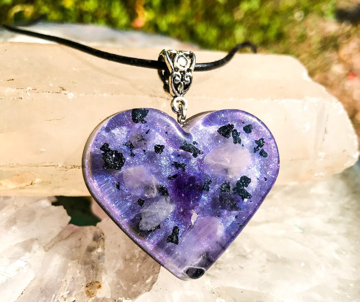 SHUNGITE NECKLACE PROTECTION HEALING 