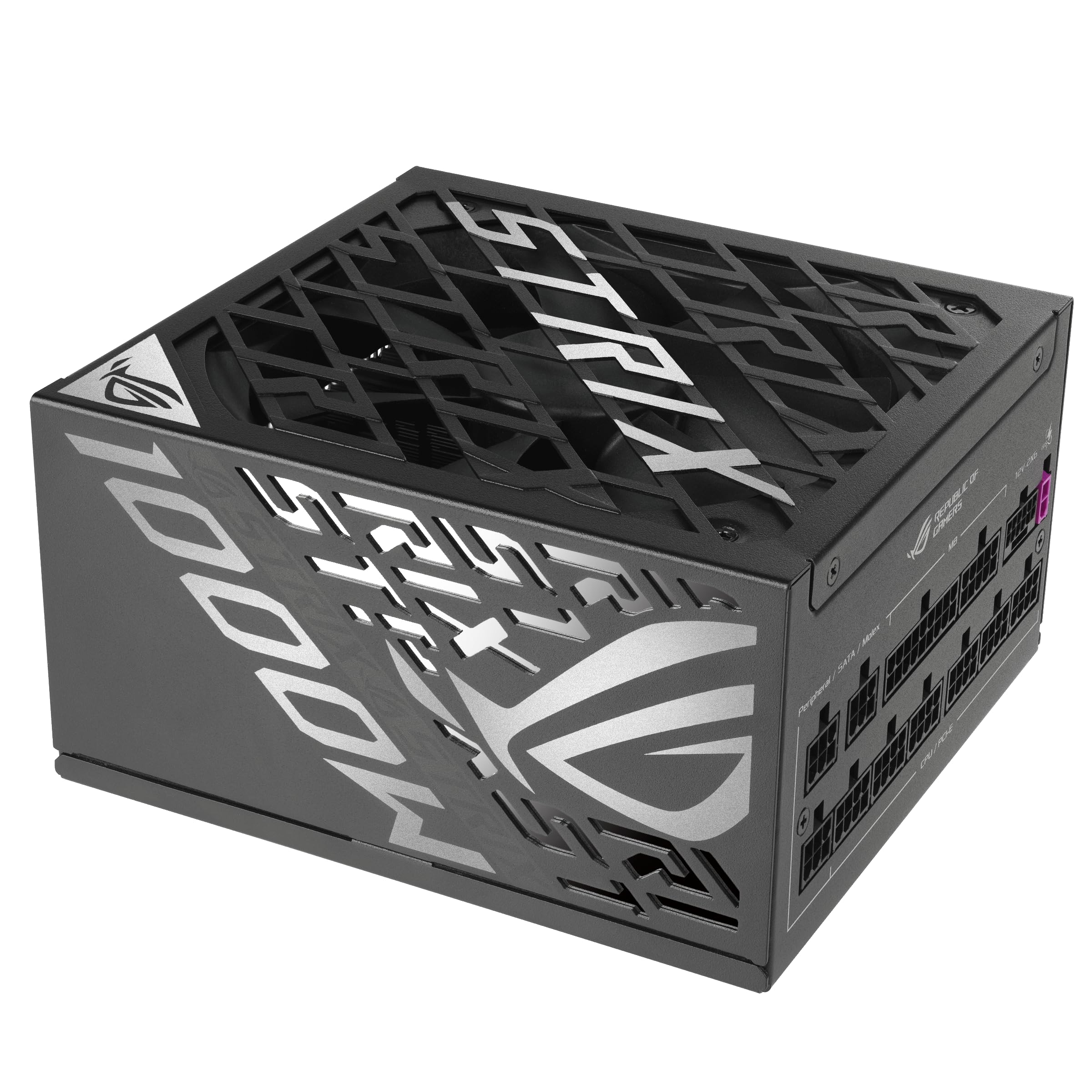 ASUS ROG Strix 1000W Platinum (Fully Modular Power Supply, 80 Plus Platinum Certified, ATX 3.1, Cybenetics Lambda A+, GaN MOSFET, GPU-First Intelligent Voltage Stabilizer, 10-Year Warranty)