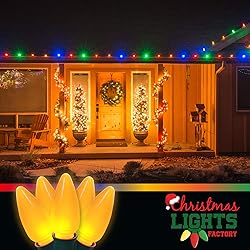 CHRISTMAS LIGHTS FACTORY - C9 - Orange - Super