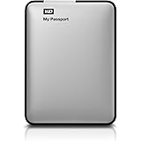 WD My Passport 500GB Portable External Hard Drive Storage USB 3.0 Silver (WDBKXH5000ASL-NESN)