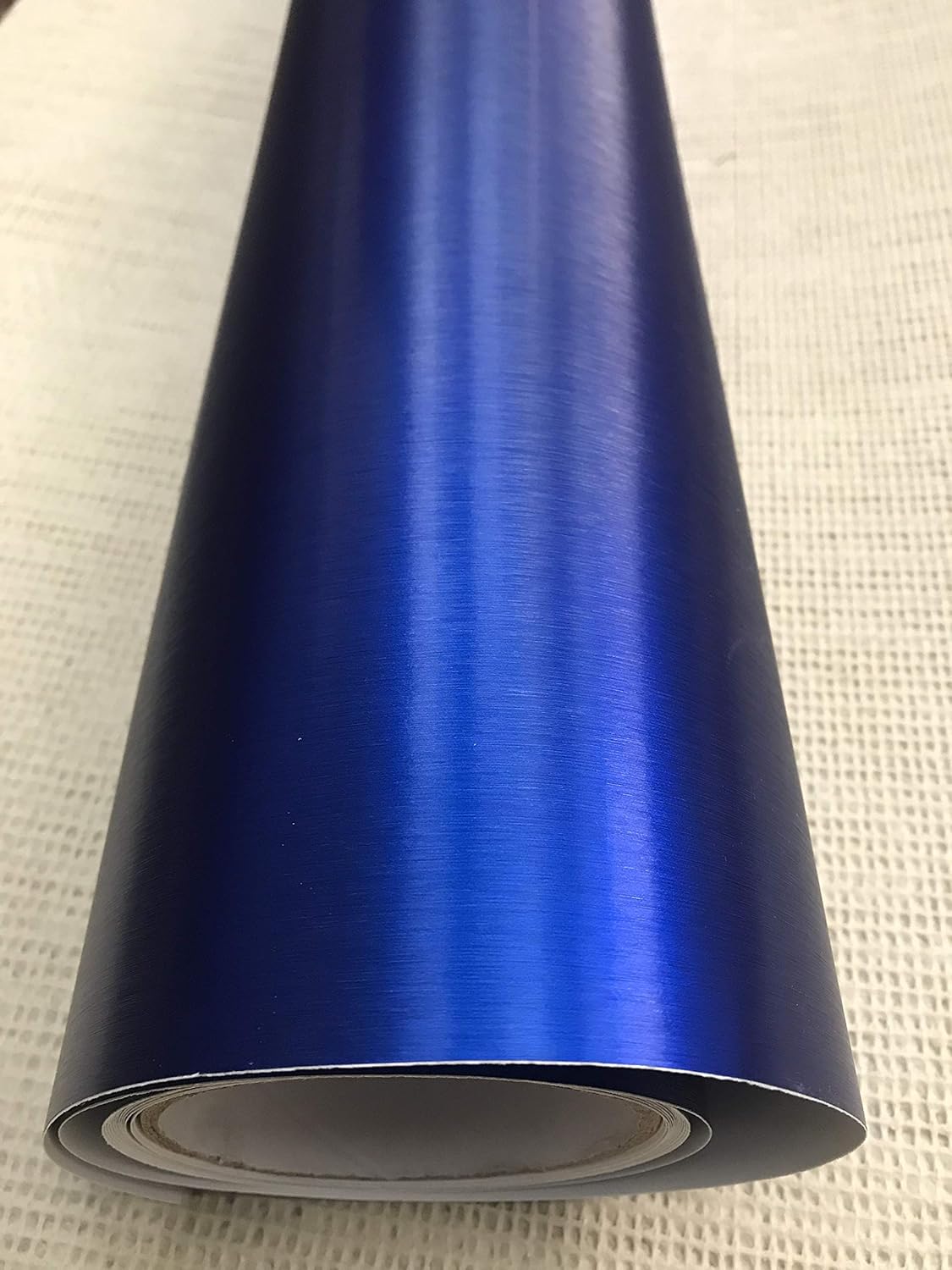Brushed Aluminium Vinyl wrap (30cm x152cm) (DARK BLUE) Amazon.co.uk