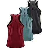 NELEUS Men's 3 Pack Running Tank Top Dry Fit Y-Back Athletic Workout Tank Tops