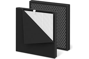 ET066 Replacement Filter Compatible with Evalit ET066 Air Purifier, for Home Large Room, Original Version, 2 Pack