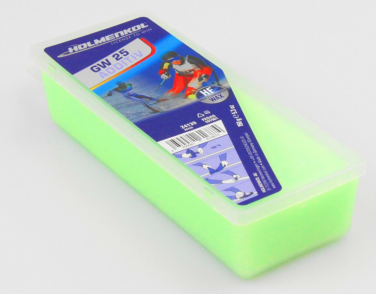 Holmenkol ADDITIV HIGH FLUOR GW 25 1x 150 g Amazon.de Sport & Freizeit