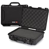 NANUK 910 Hard Case with Customizable Cubed Foam, IP67 Waterproof, Dustproof and Impact Resistant, 14.3&rdquo; x 11.1&rdquo; x 4.7&rdquo;, Rugged Construction for Ultimate Protection, Made in Canada &ndash; Black