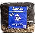 Mycelium's Superior Dung-Loving Mushroom Substrate & Rye Berries Grain 6 LB All-in-One Bag – Organic Coco Coir, Vermiculite & Gypsum Formula, Pre-Sterilized & Ready for Easy Home Cultivation