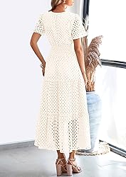 PRETTYGARDEN Womens 2025 Summer Maxi Dress Short