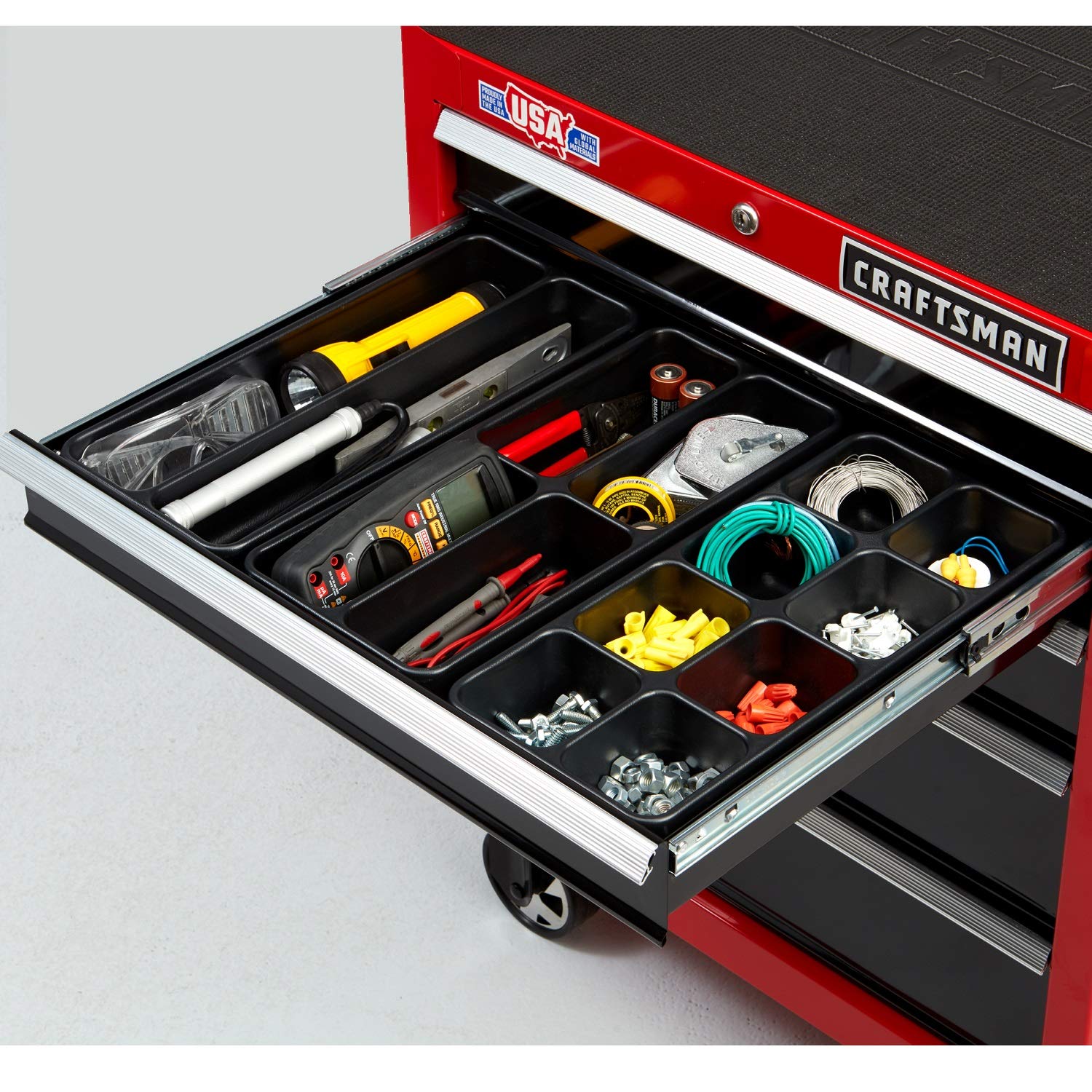CRAFTSMAN Tool Organizer, 3-Piece 14-Compartment Drawer Set (CMST98018)