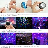 URAQT Disco Lights for Parties Mini USB Strobe Ball with Mirror Glitter Effect view 7