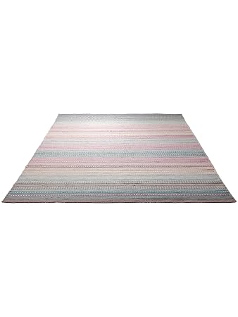 Esprit Teppiche Moderner Designer Flachgewebe Teppich Nomad Rosa