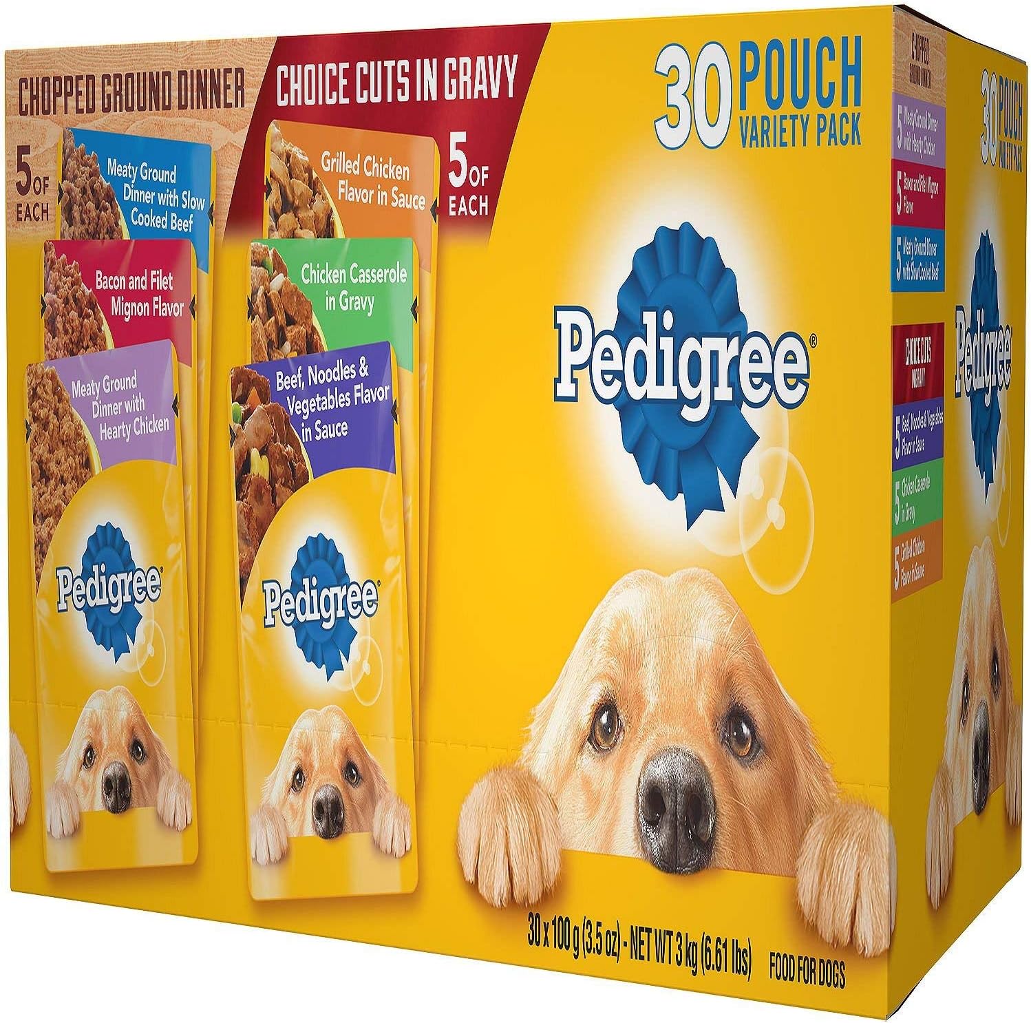 pedigree choice cuts in gravy pouches