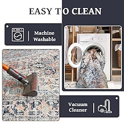 QD-Udreamy 5x7 Area Rugs - Machine Washable Area