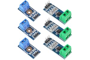 UMLIFE 3pcs ACS712 Hall Effect Current Sensor Module 30A Range ACS712 Module + 3pcs Voltage Sensor Module DC0-25V Voltage Tester Terminal Sensor for Arduino Raspberry Pi