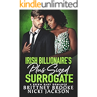 Irish Billionaire's Plus Sized Surrogate: A BWWM Baby Romance book cover
