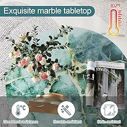 aboxoo Coffee Table Nesting Side Round Set of 2 End