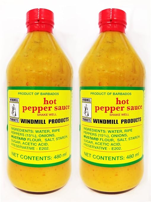 Windmill Products Hot Pepper Sauce 480ml (Pack of 2) Amazon.co.uk Grocery