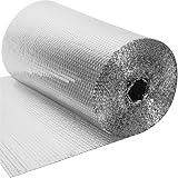 BLOSTM Foil Insulation Roll 25m x 60cm Radiator Reflector 3-in-1 view 2