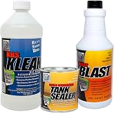 KBS Coatings 52000 Cycle Tank Sealer Kit, Complete Kit - Seals Up To 5 Gallon Tank, Lightly Pigmented Silver