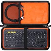 Mchoi Hard Travel Storage Case Compatible with Logitech K380/K810/K811 Multi-Device Bluetooth Keyboard & Accessories, Case Only