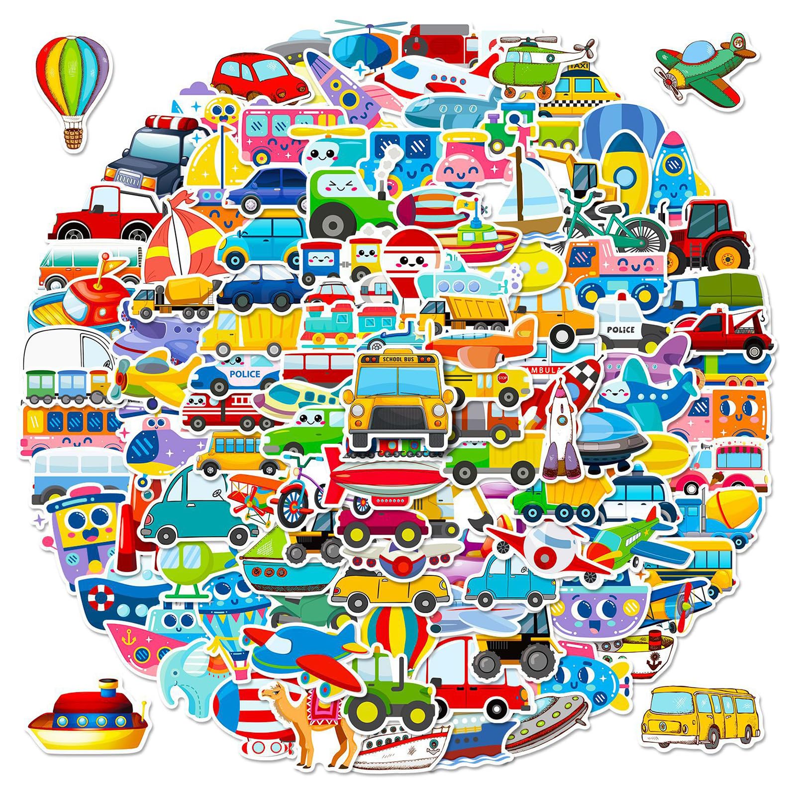 YMWALK Cute Stickers Pack - 150Pcs | Vinyl Waterproof Stickers for Multiple Surfaces: Water Bottles, Laptop, Skateboard, Luggage, Phone, Bike | Trendy Aesthetic Designs for Girls, Kids, Teens