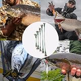 Realure 50 Pcs Stainless Steel Wire Traces Pike Fishing Leaders with Swivels view 7