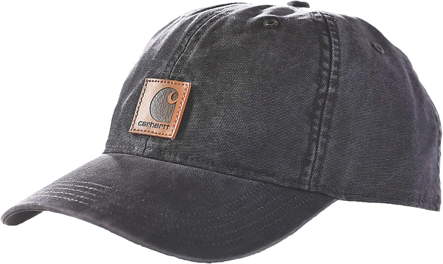 Carhartt Men's Medium Profile 100 Percent Cotton Odessa Force Cap, Black, One Size at  Men’s Clothing store