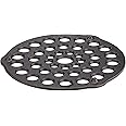 Lodge L8DOT3 Cast Iron Meat Rack/Trivet, Pre-Seasoned, 8-inch,Black