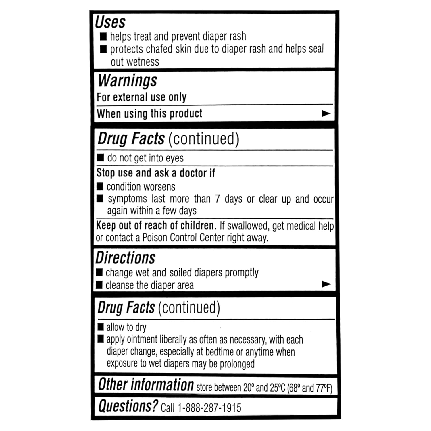 equate baby diaper rash paste