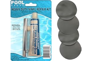 Hardcore Water Sports Repair Kit for Supreme Air-Flow Mattress | Vinyl Glue | Gray Patches