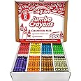 Cra-Z-Art Jumbo Crayon Bulk Class Pack 200ct 8 Assorted Colors, 25 Jumbo Crayons in Each Color, Back To School Supply List Essential, Bulk Pack for School Supply Rooms and In Class For Teachers