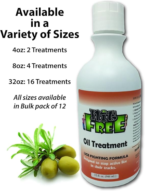 Amazon Com Nit Free Lice Treatment Shampoo For Head Lice 8oz